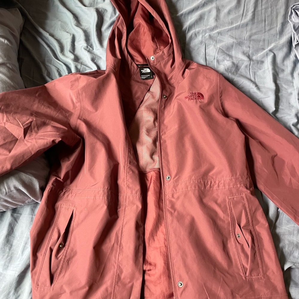 The North Face Pink Hooded RainJacket